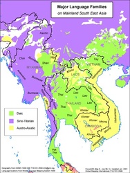 cartographie des langues du sud est asiatique