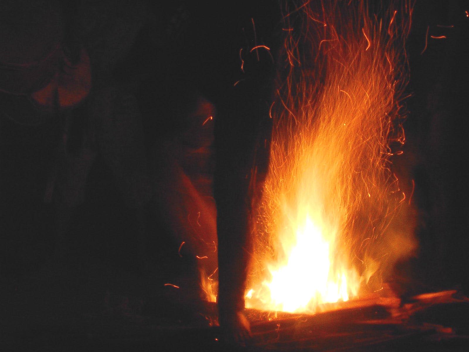 togo - danse sur le feu