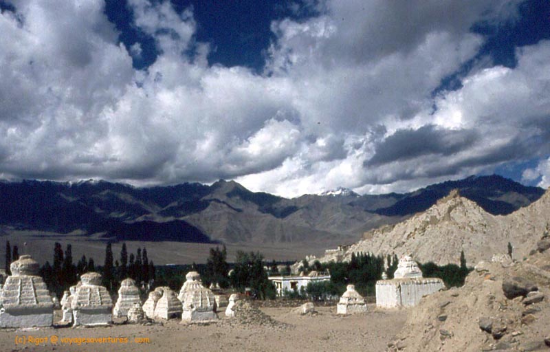Stupa de la vallée du Ladakh