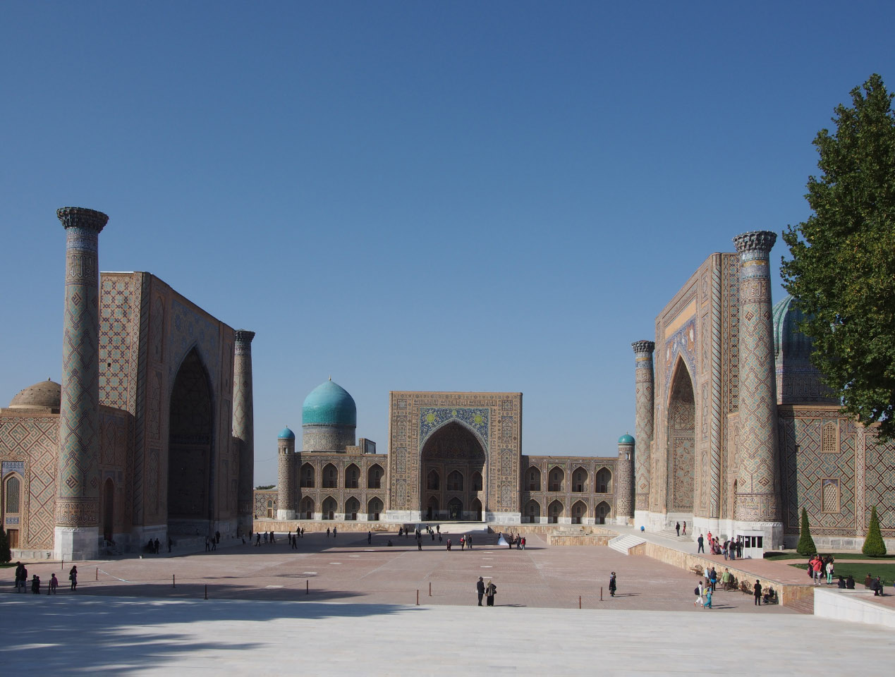 Samarkand - Place du Registan
