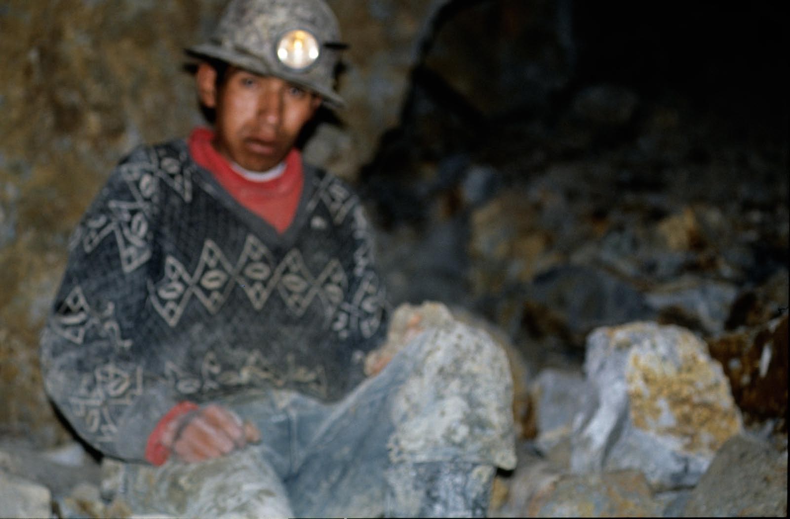 bolivie- mineurs dans le cerro rico
