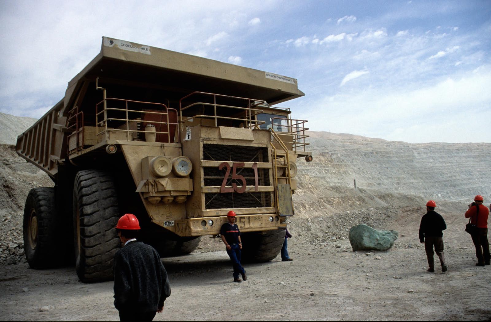 camion geant de la mine geante de Chuquicamata