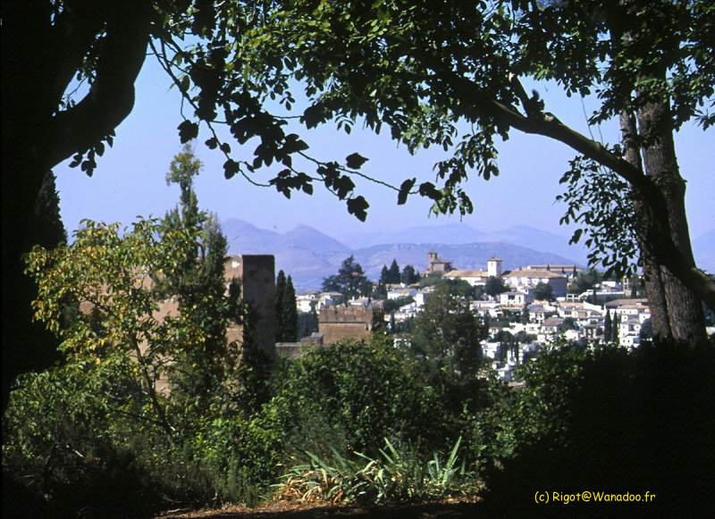 Jardins du Générlife de l'Alhambra de Grenade