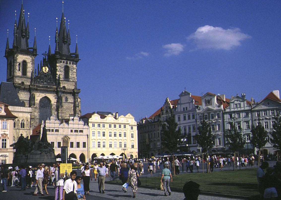Place centrale de Prague