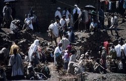 Habitants des hauts plateaux éthiopiens
