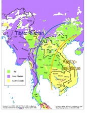 Grands courants culturels du sud-est asiatique continental