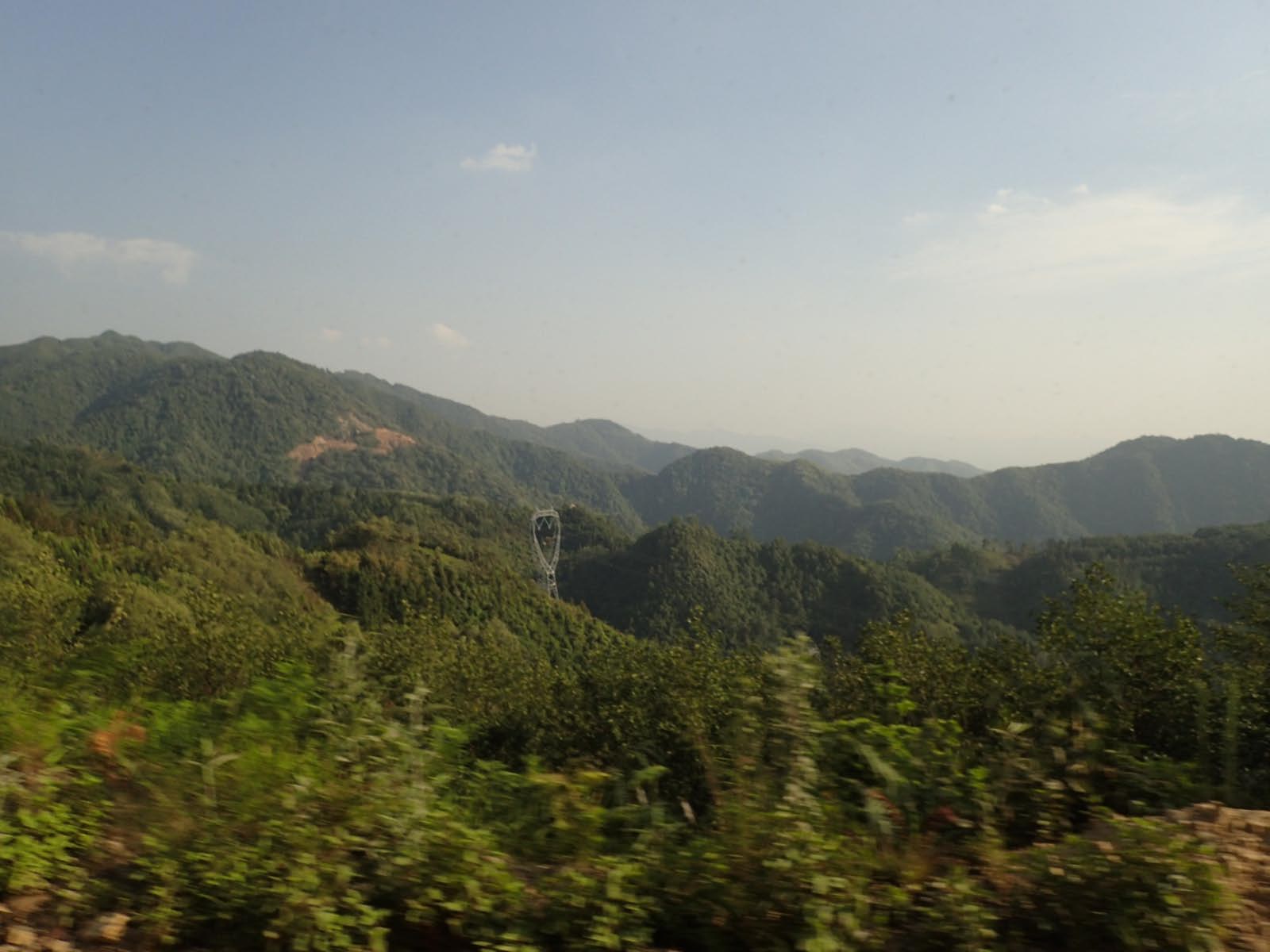 paysages de la région des Kachin entre Birmanie et Yunnan (Chine)    